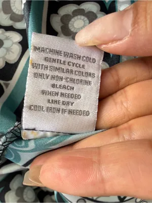 Dressbarn Size 6 Y2K Boho Halter Dress Teal Medallion Handkerchief Hem Ruched thumbnail 10