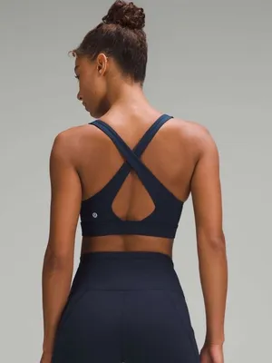 Lululemon athletica NWT Envital Bra Navy Cross-Back Sports Bra Size 10 B/C thumbnail 2