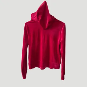 Juicy Couture Velvet Track Hoodie Jacket Pink Velour Full Zip Y2K Women’s Sz M thumbnail 5