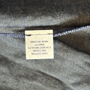 Vintage Stubbs Collection Denim Button-Up Long Sleeve Shirt NO BUTTONS Size L thumbnail 10