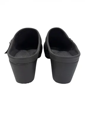 Crocs Sarah Suede Band Clog Black Slip On Mule Womens Size 9 thumbnail 5