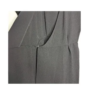 Bobeau Black Wrap Dress Short Sleeve V-Neck Side Tie‎ Small Office Chic Classic thumbnail 4