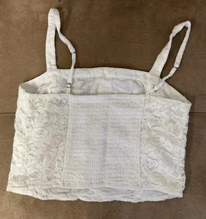 Abercrombie White Lace Tank thumbnail 3