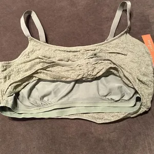Women’s Colsie Lace Green Bralette Crop Top with Adjustable Straps Size 2X NWT thumbnail 6