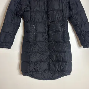 The North Face Metropolis III 550 Down Long Quilt Coat‎ Parka Black Size XS cozy thumbnail 3