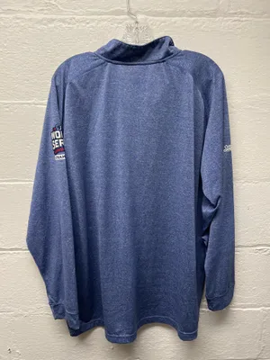 Stitches Chicago Cubs World Series Pullover Blue Size XL thumbnail 5