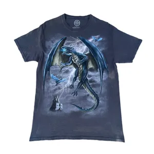 Dragon Lightning Graphic Grey T thumbnail 1