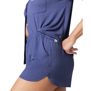 NEW Gap Womens Knit Pajama Shorts G1294XCVMA Navy Blue S thumbnail 7