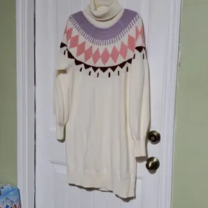 Free Assembly Jersey Dress Size L Pink Size L thumbnail 4