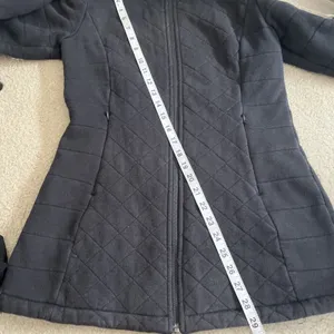The North Face Caroluna Jacket Womens S Black Full Zip Fleece Lined Quilted Coat thumbnail 12