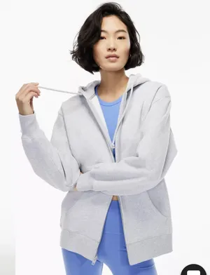 Aritzia Cozy Fleece Boyfriend Zip Hoodie thumbnail 2
