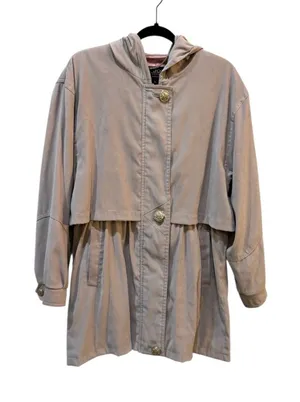 Vintage St. John Coat Collection by Marie Gray -size Large Faux Suede Buttons thumbnail 1