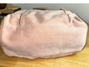 Juicy Couture Embellished Pink Velour Daydreamer Shoulder Bag Purse Vintage Y2K thumbnail 9