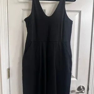 Zella Black Sheath Jumpsuit Sleeveless Scoop Neck thumbnail 5