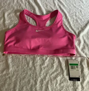 Nike Dri-FIT Swoosh Medium Support Sports Bra Pink XL NWT thumbnail 1