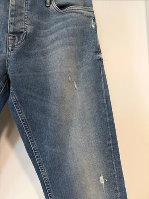 Women’s Blue Washed Slim Fit Jeans thumbnail 2