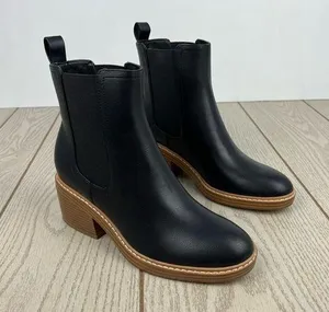 Marc Fisher Women's Modesty Block Heel Dress Booties 6.5M Black $149 thumbnail 1