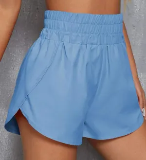 SheIn Wrap Detail Sports Shorts thumbnail 2