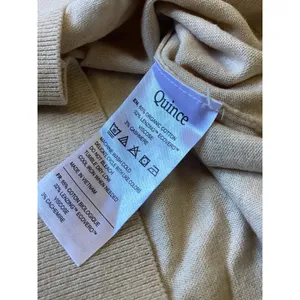 Quince Lightweight Cotton Cashmere Crew Sweater Heather Oatmeal M LB30091-WFVSHP thumbnail 6