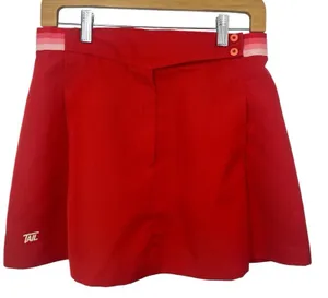 Vtg Tail Women's Tennis Red Skirt Mini A-Line Preppy Old Money Sporty 13/14 thumbnail 1