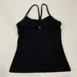 Lululemon Black Strappy Racerback Tank Top Size 6 thumbnail 3