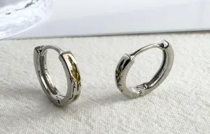 Small Hoop Earrings for Men Women Streetwear Hop Hop Unisex Earrings thumbnail 1