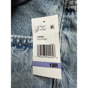 Aeropostale Low Rise Baggy Distressed Light Wash Jeans 18R Y2K Skater Jeans thumbnail 11