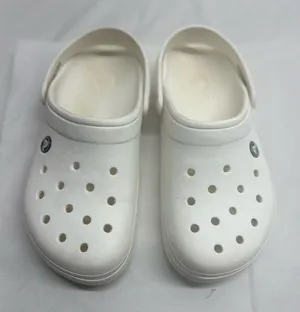 Crocs Classic Clog Sz: M:7/W:9 Bright Crisp White Lightweight Comfort Minimalist thumbnail 1