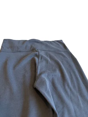 Lululemon Ribbed Zip Flared Pants Brushed Softstreme Athletic Size 8 Women's thumbnail 6