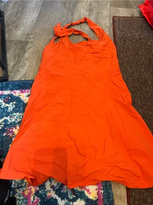Outdoor voices orange active dress thumbnail 3