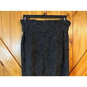 Express Ankle High Rise Black White Dress Pants Belted Front Pockets Size 4R (89 thumbnail 7