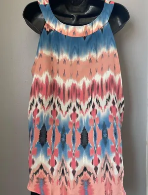 AB Studio Multicolor Sleeveless Blouse thumbnail 2
