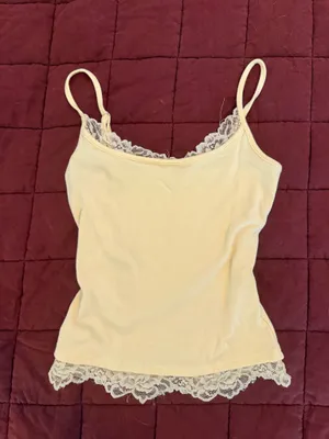 Yellow Lace Princess Polly Tank thumbnail 2