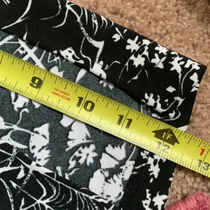 Diane Von Furstenburg DVF Concepts Graphic Floral Maxi Skirt (L) Black & White thumbnail 9
