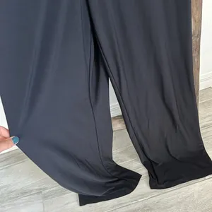 Mohito Detailed Black V-neck Wide Leg Jumpsuit Dressy Classy / Size Small thumbnail 6