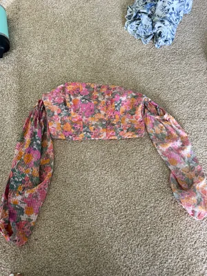 Wild Fable Floral Corset Top thumbnail 3
