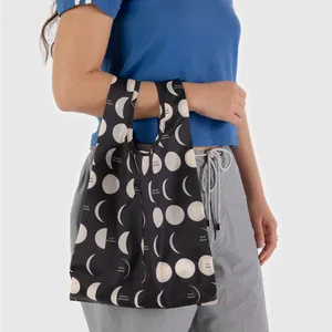 BAGGU Baby Baggu Moon Pattern Reusable Tote Bag - Great for Travel - 4x4in NWT thumbnail 2
