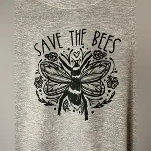 Save The Bees vintage t-shirt. Unisex. Size L. Like New! thumbnail 2