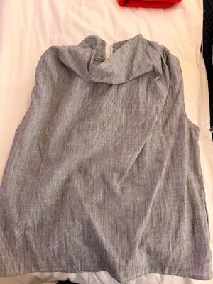 SHEIN Cowl Neck Sleeveless Blouse thumbnail 1