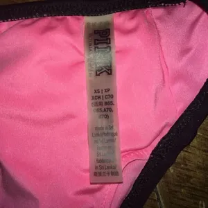 Victoria’s Secret XS grid halter swim top thumbnail 3