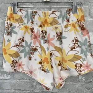 Disney Women's Floral Character Print Shorts thumbnail 2
