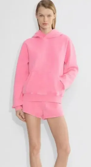 Aritzia TNA Cozy Sweatfleece Perfect Hoodie Sunwashed Pink Women’s Small thumbnail 1