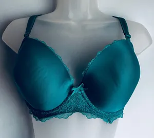 Victoria's Secret Bra Dream Angels Demi 38D Turquoise thumbnail 1