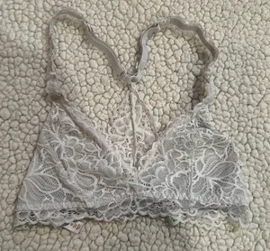 Target White lace bralette thumbnail 1