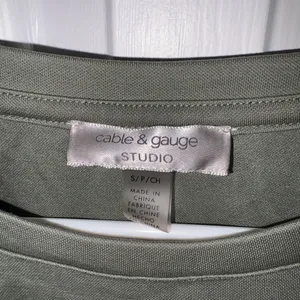 Cable & Gauge Green tee shirt thumbnail 2