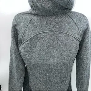 lululemon athletica Dk Gray Full Zip SCUBA Hoodie Jacket Front Pockets-Size 4 thumbnail 11