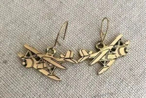 Vintage Plane Hook Earrings thumbnail 1