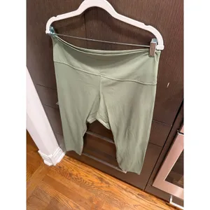 Lululemon Align High-Rise Pant 25" Green‎ Twill size 16 thumbnail 2