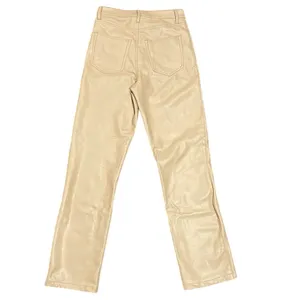 Abercrombie and Fitch Vegan Leather 90s Straight Ultra High Rise thumbnail 9
