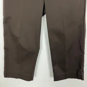 Dockers Mid-Rise Curvy Brown Capri Pants Size 6 Cotton Stretch Y2K City Girl thumbnail 4
